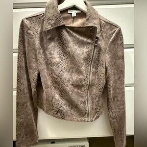 She & Sky light suede jacket. Small